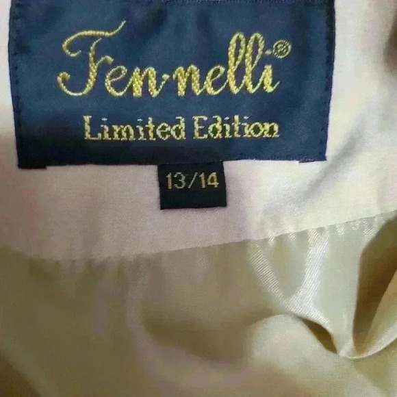 FEN NELLI Limited edition  camel lightweight faux suede jacket. Size 13/14 - Picture 14 of 16